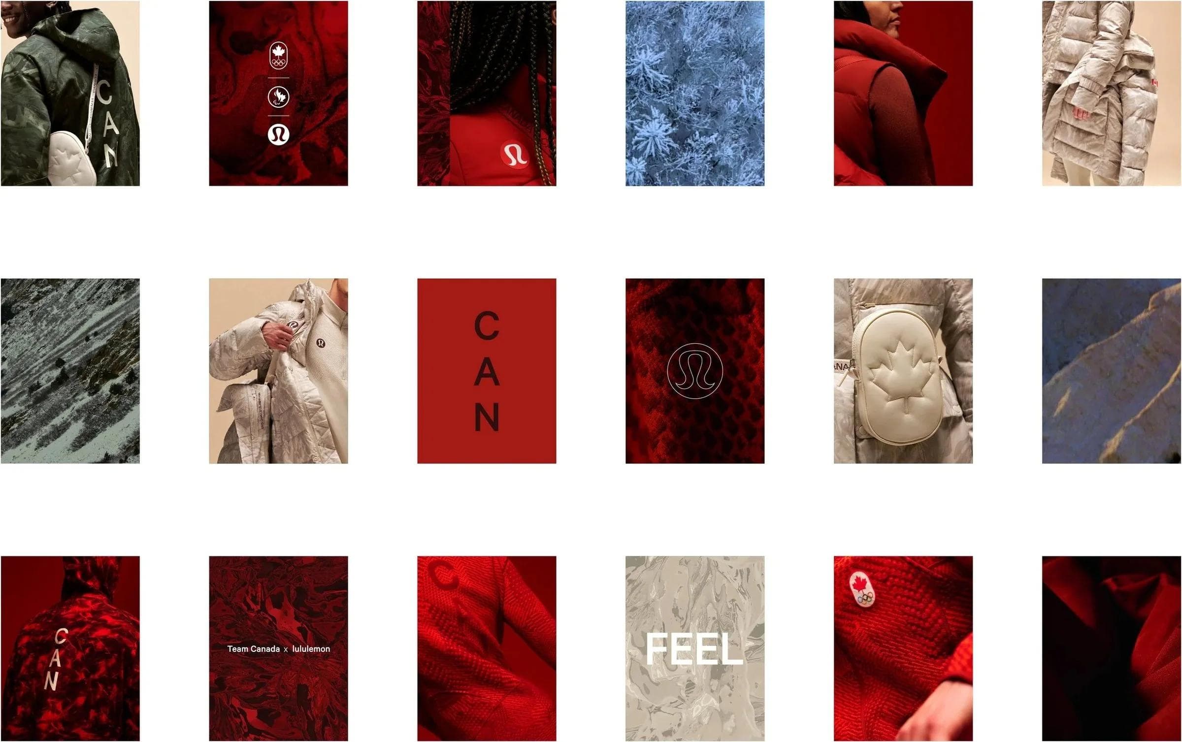 lululemon - FEEL Canada — OOH-scale athlete portrait with national-system language.