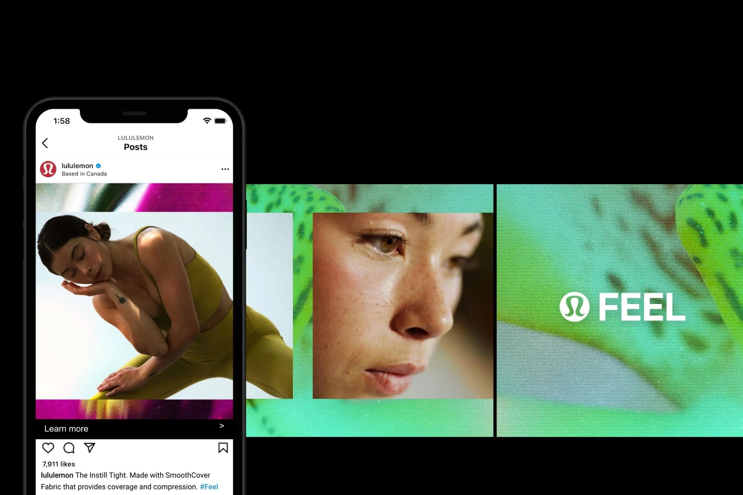 lululemon - An Invitation to FEEL — Product/platform behavior in social context.