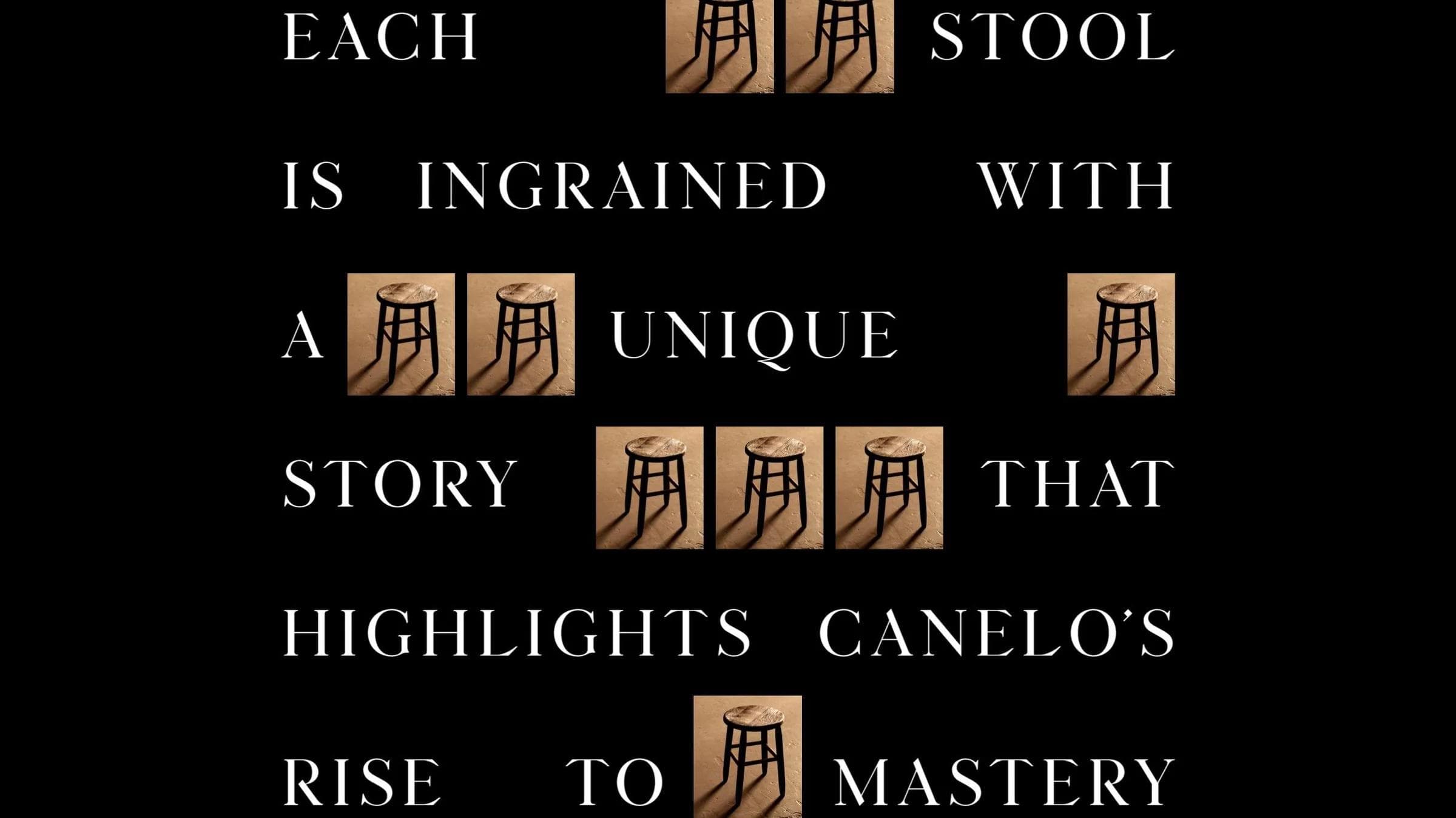 Hennessy - 55 Stools — Explains the 55-stool conceit without extra copy.