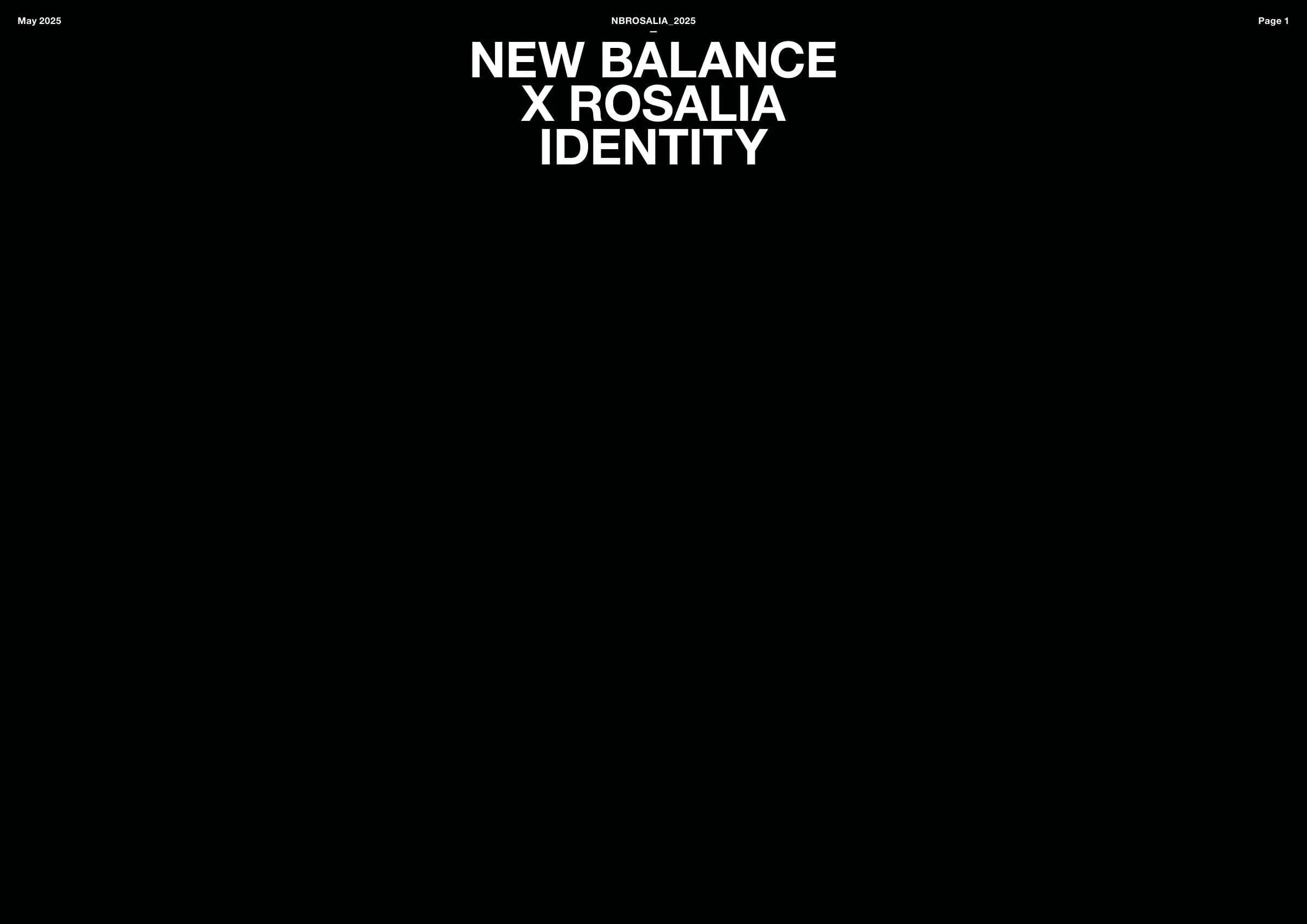 New Balance x Rosalia - Con Altura — Rendered print/OOH proof from the selected PDF.